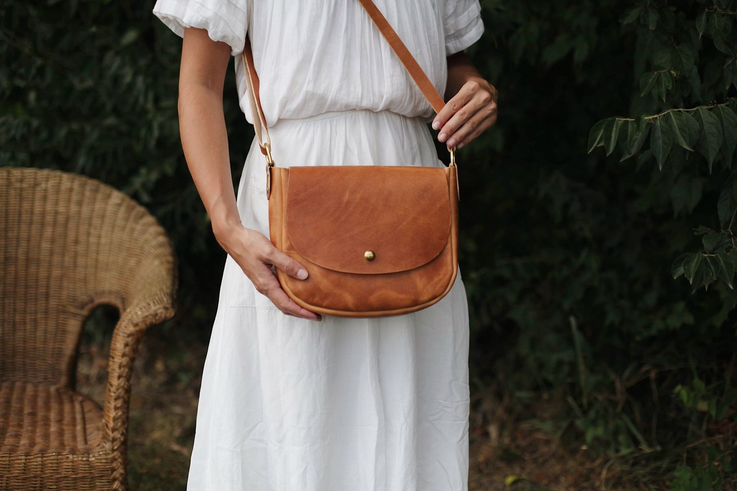 Satchel Leather Purse