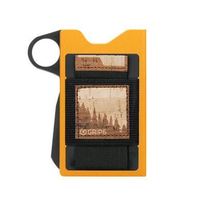 Grip6 Orange Wallet w/ Cork Wingman - Loop