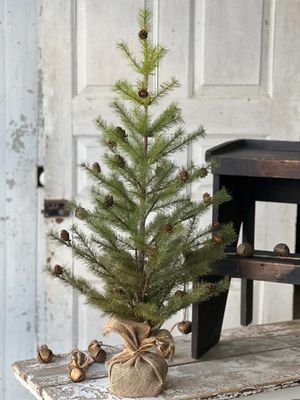 Greenup Pine Tree w/ Cones 36”