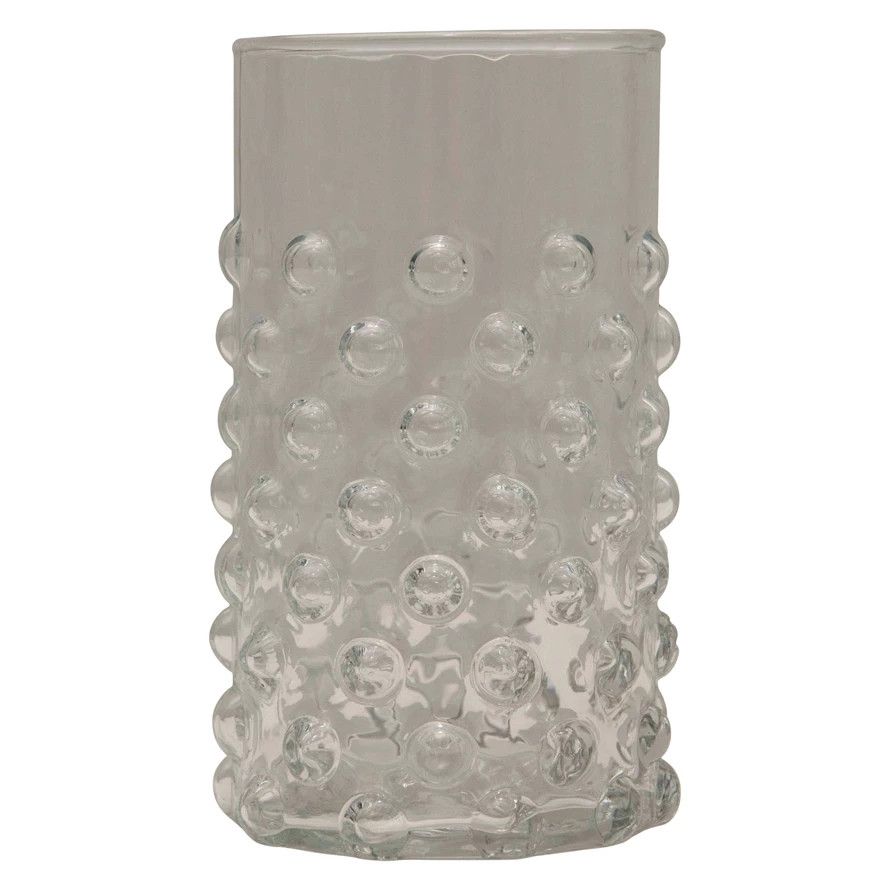 Hobnail Drinking Glass 12 oz