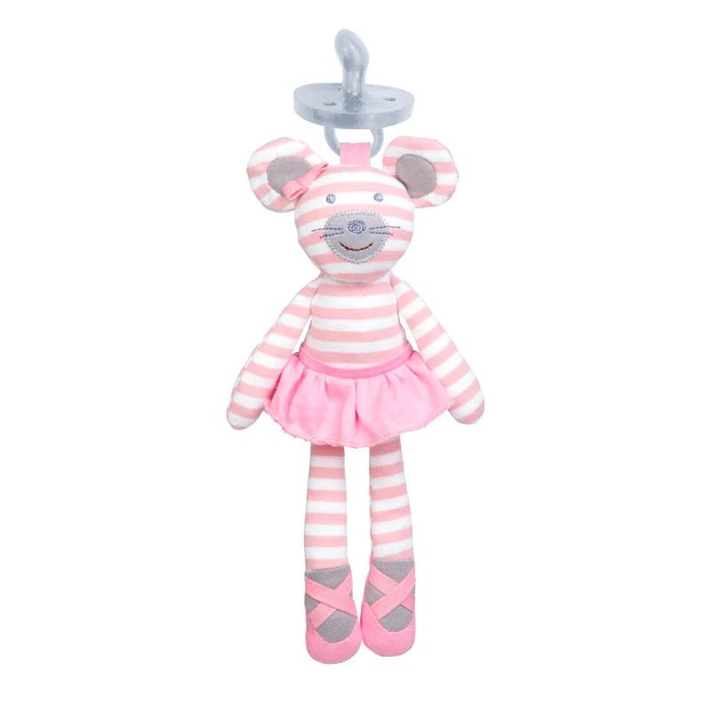 Ballerina Mouse Pacifier Buddy