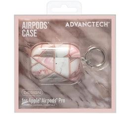 Hard Shell AirPods Pro Case in Pink Stone