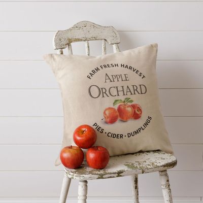 Apple Orchard Pillow 18”