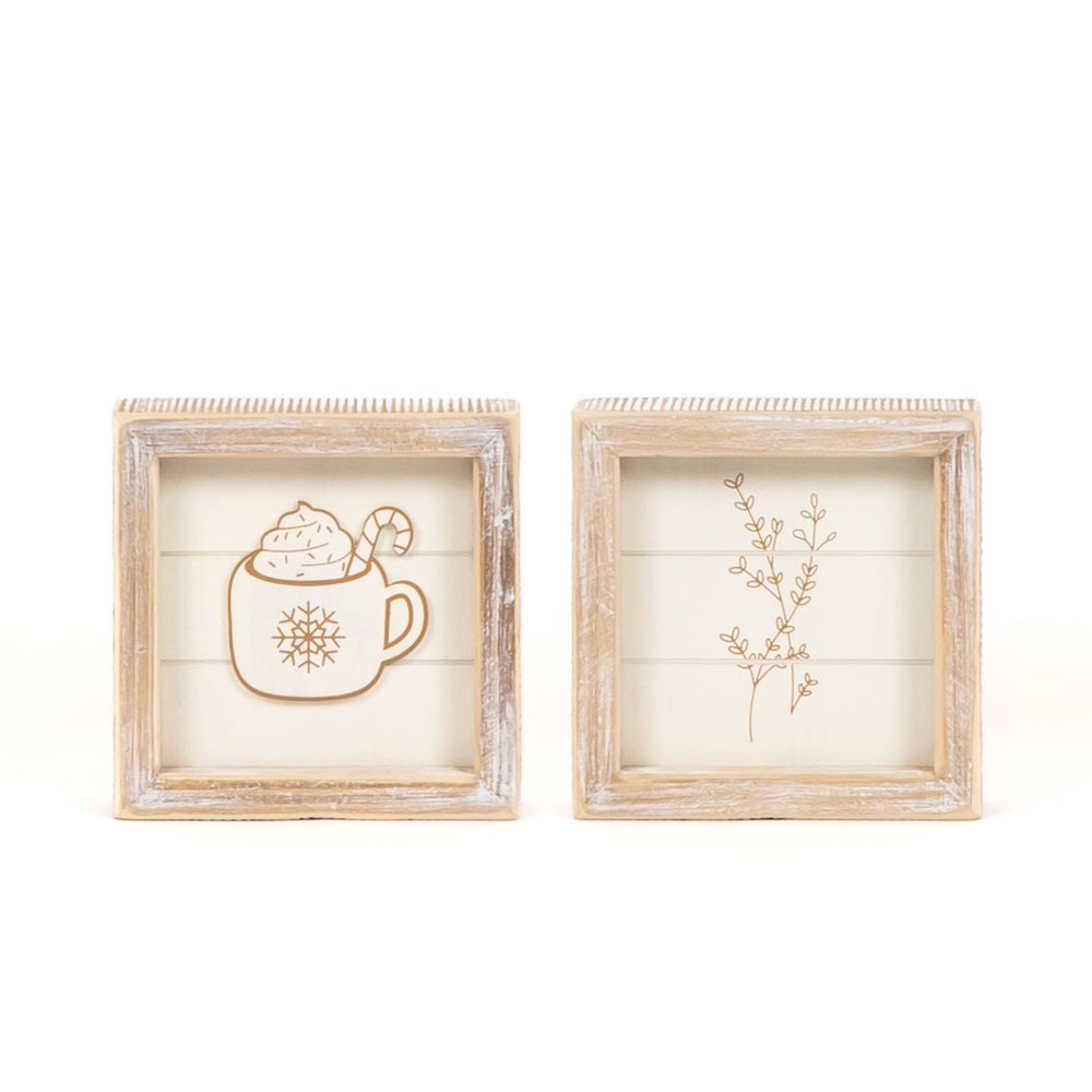 Mug / Plant Reversible Sign 5” x 5”