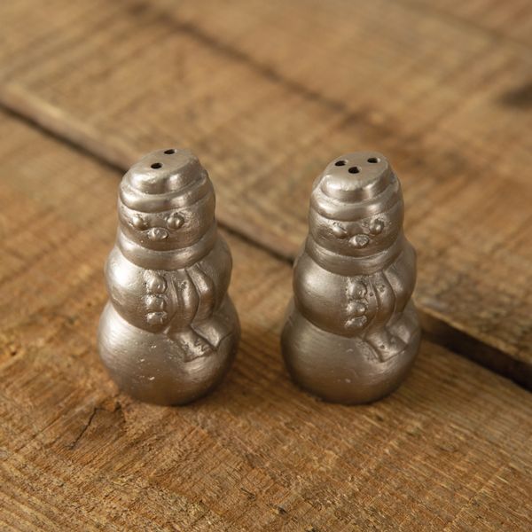 Polished Snowmen S &amp; P Shaker Set
