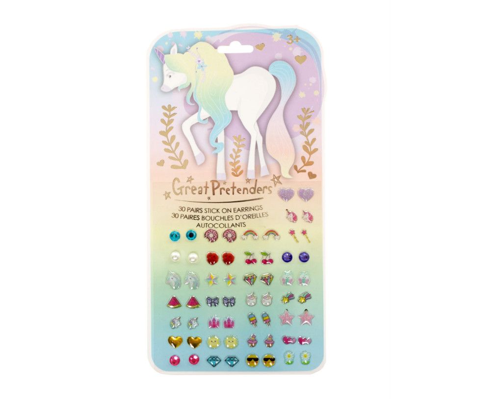 Whimsical Unicorn Sticker Earrings