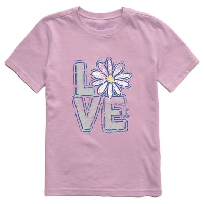 Clearance Kids SS Love Daisy Violet Purple SM