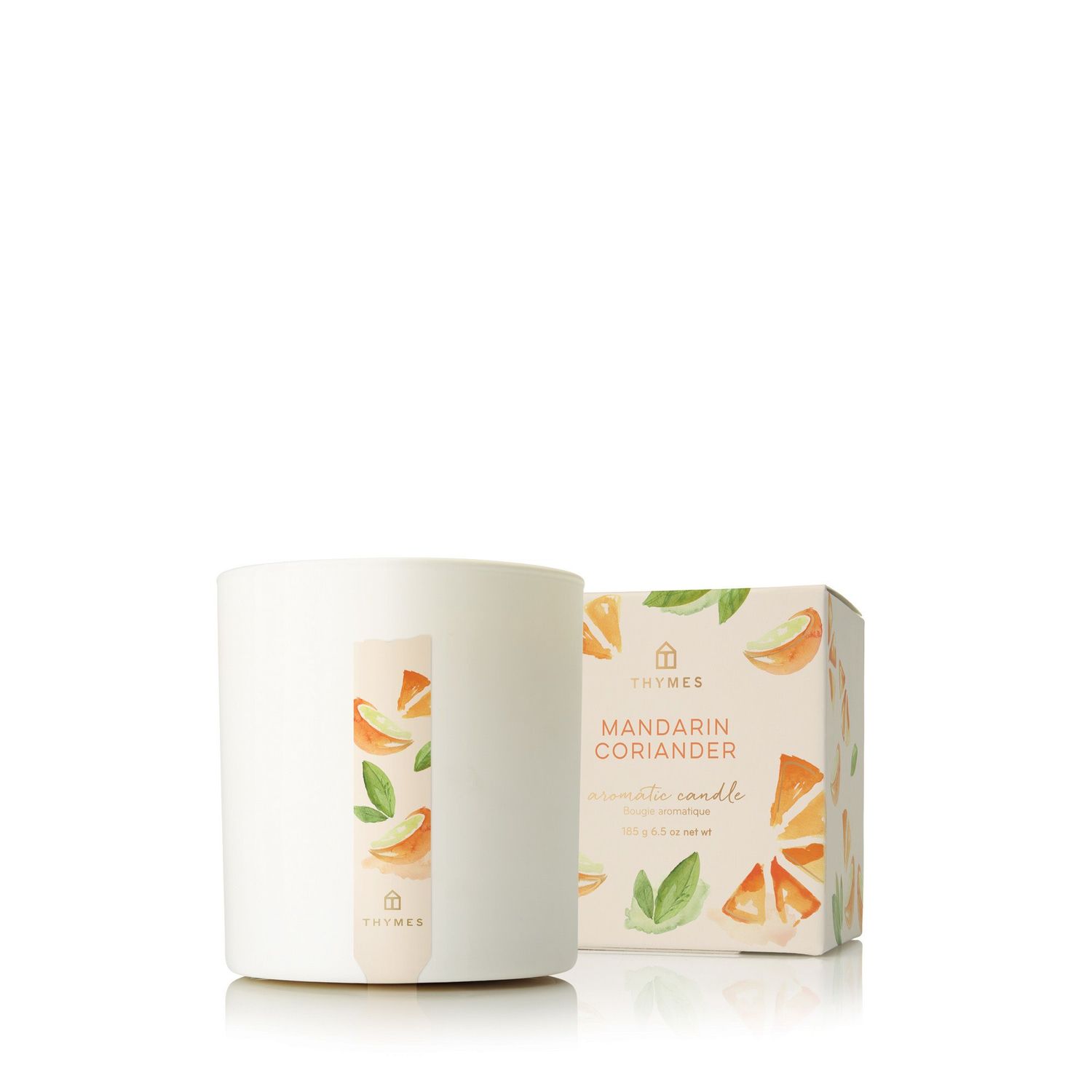Poured Candle, Flavor: Mandarin Coriander