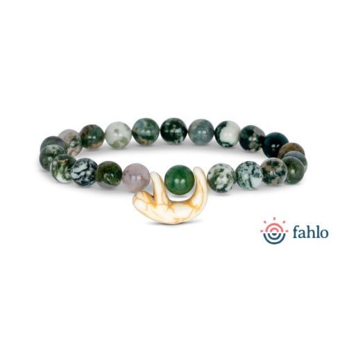The Wander Bracelet - Sloth, Color: Rainforest Green