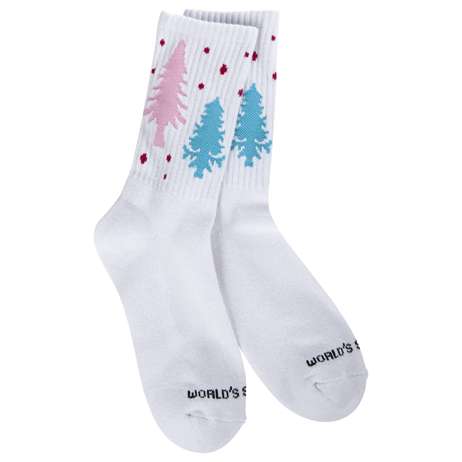 Holiday Sport Mini Crew Socks, Color: Whimsical Forest