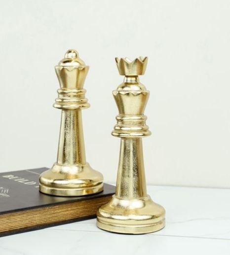 Chess Piece Gold, Style: Queen