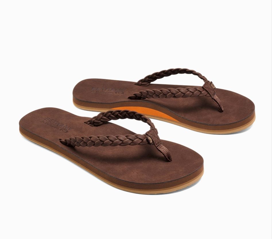 Bethany Braided Pacifica, Color: Chocolate, Size: 6