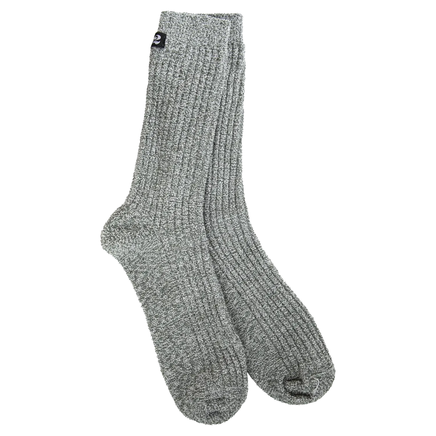 1902 Express Cozy Crew Socks, Color: Stone / White