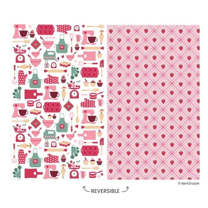 Microfiber Double Sided Towel, Style: Baked with Love