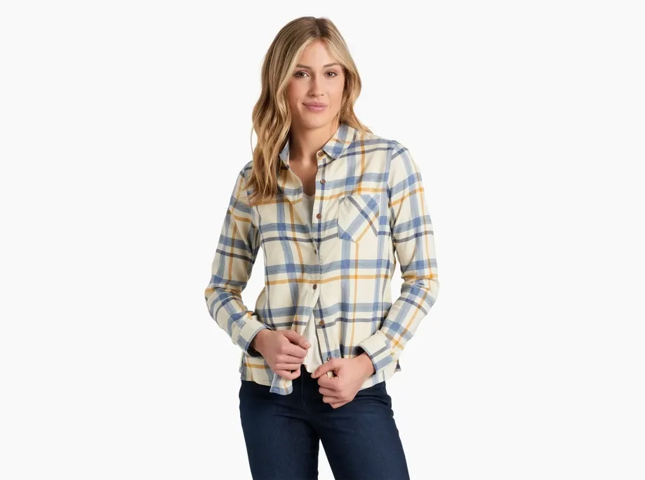 Trailside LS, Color: Blue Cove, Size: M