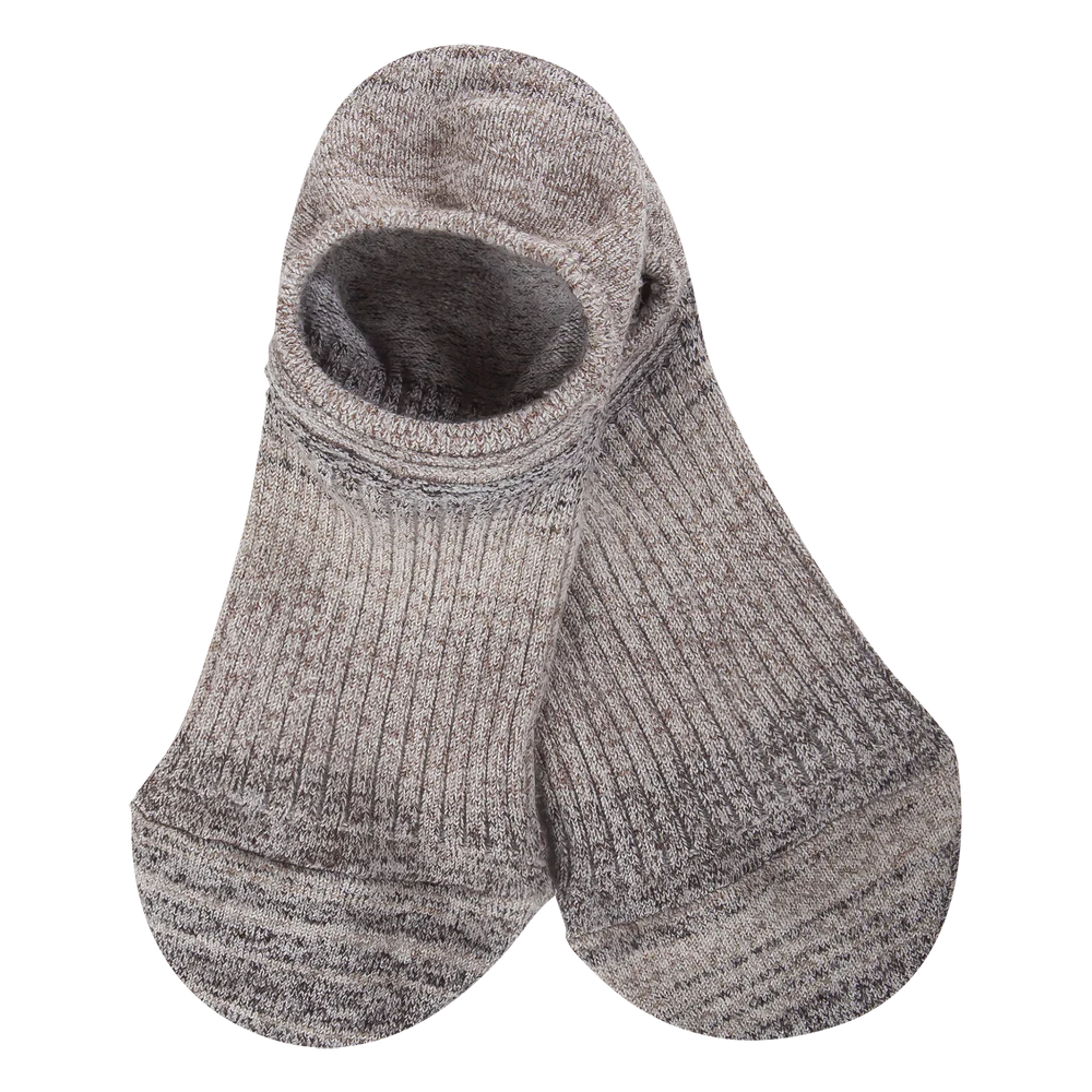 Rib Low Socks, Color: Walnut