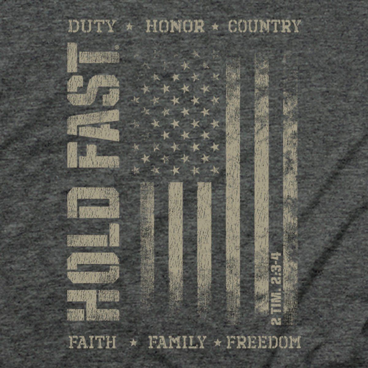 Duty &amp; Honor, Hold Fast T-Shirt, Size: 2X