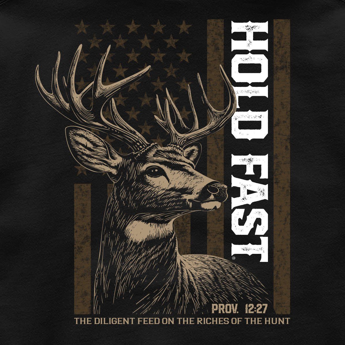 Deer Flag, Hold Fast Hoody, Size: 2X