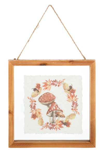 Fall Foliage &amp; Mushroom Wall Decor Assorted