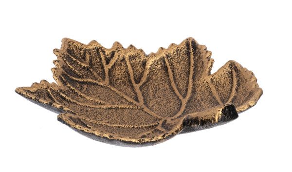 Cast Maple Leaf Trinket Dish LG