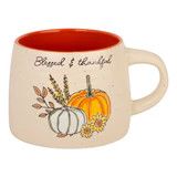 Pumpkins Blessed and Thankful Mug