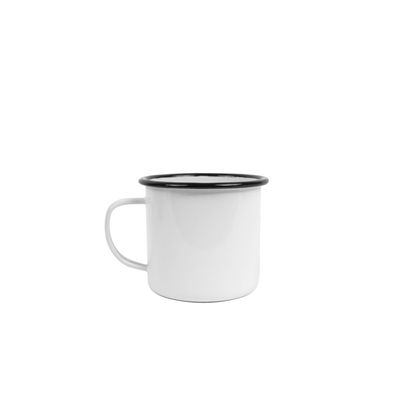 16 Oz Mug Black Rim