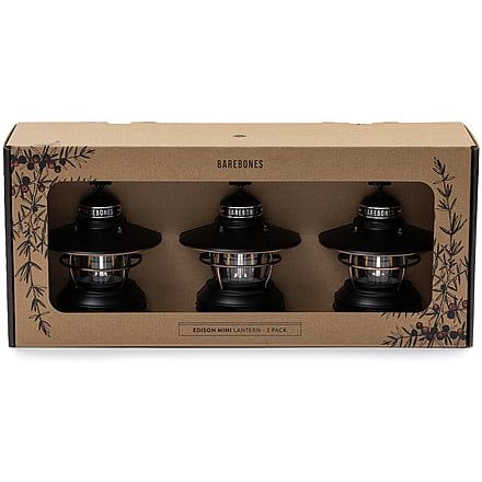 Edison Mini Lantern 3 Pk Bronze
