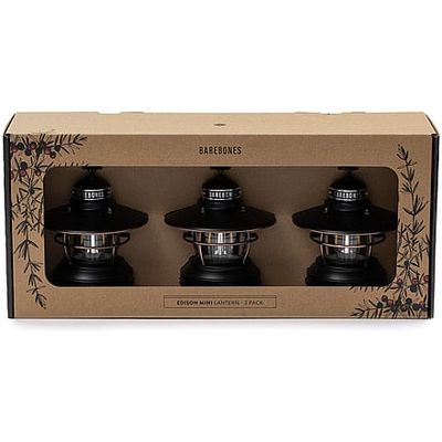 Edison Mini Lantern 3 Pk Bronze