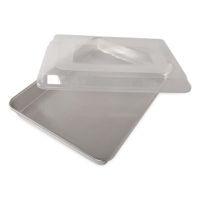High-Sided Sheet Cake Pan w/Lid