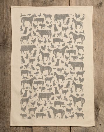Farm Animals Kitchen Towel