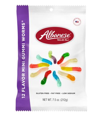 12 Flavor Mini Gummi Worms
