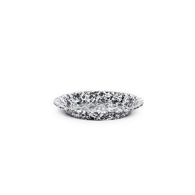 Pie Plate Black Splatter