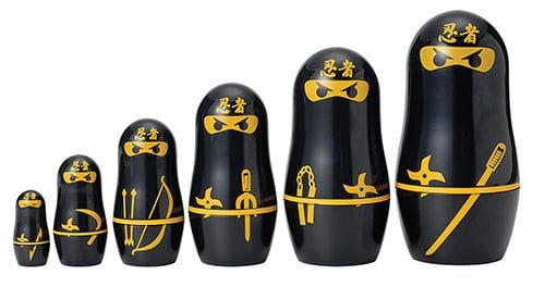 Ninja Nesting Doll