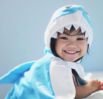 Toddler Shark Cape