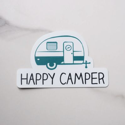 Happy Camper Sticker