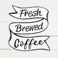 Fresh Coffee Tin Sign