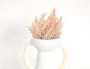 Fluffy Taupe Stem Bunch