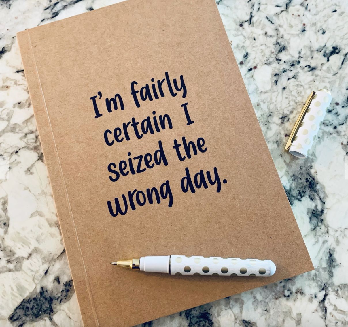 I’m Fairly Certain Kraft Notebook
