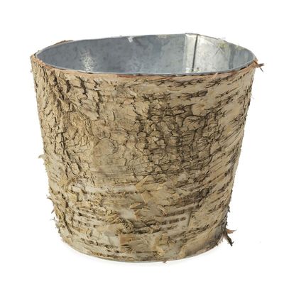 Birch Pot w/zinc LG