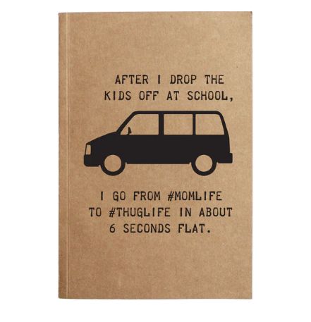 After I Drop The Kids Kraft Notebook