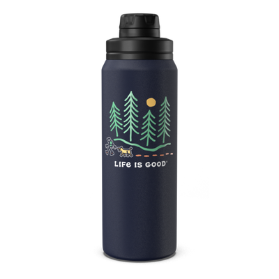 Hiking Through Woods 26 oz SS Water Bottle
