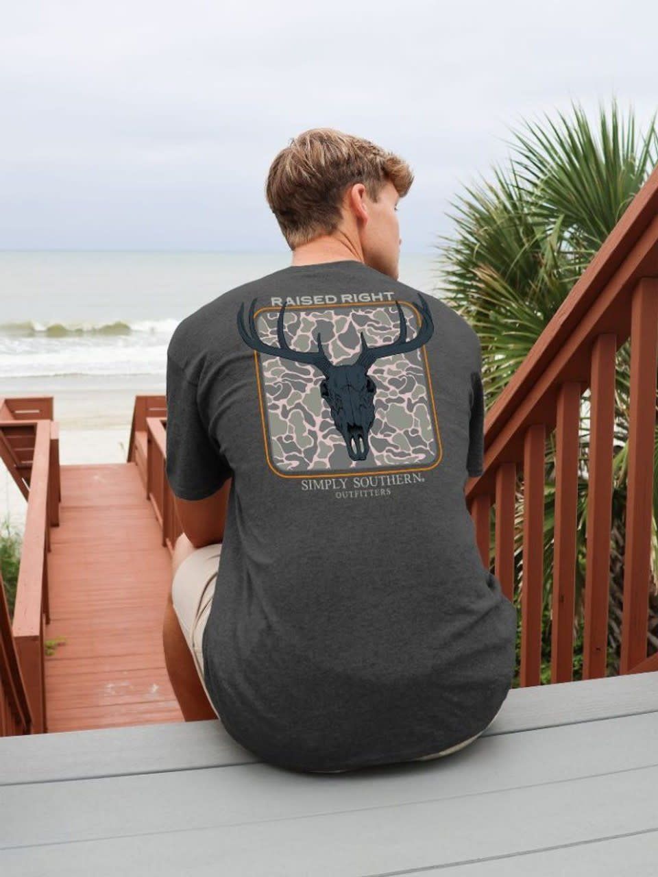 Clearance Deer Raised Right Men’s Tee