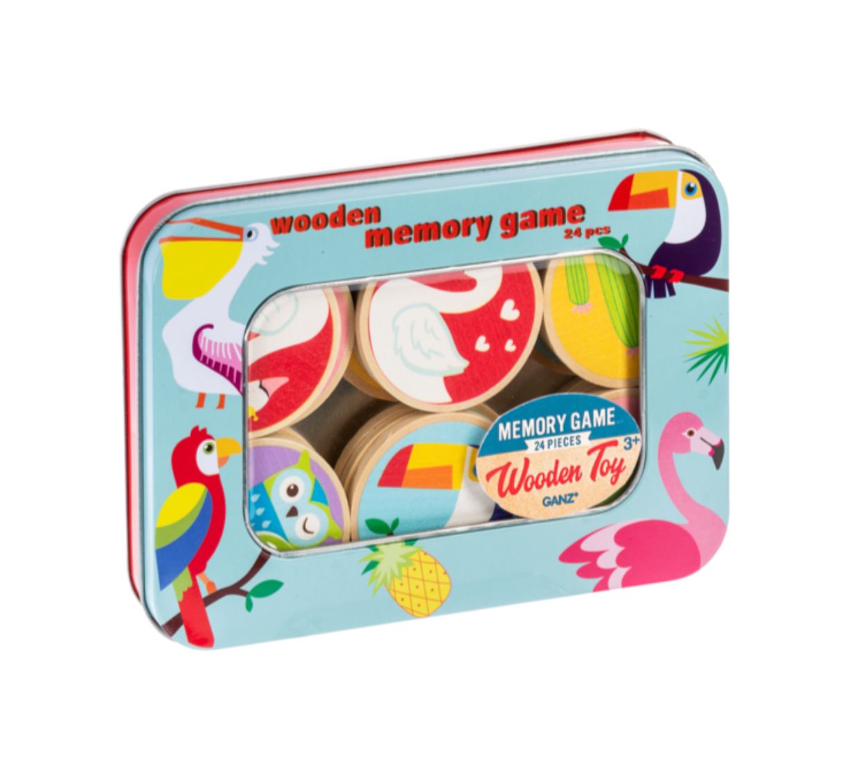 Wooden Bird Memory Game