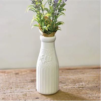 5.5&quot; Milk Bottle Vase