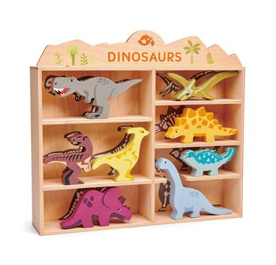 Dinosaurs with Display Shelf
