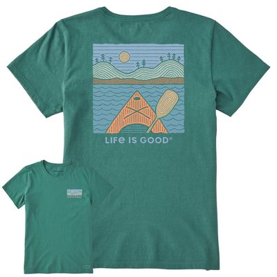 Women’s Woodblock Kayak Tee