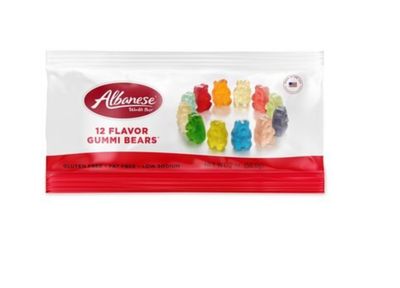 12 Flavor Gummi Bears 2 oz