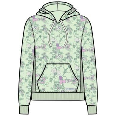 Floral Garden Pattern Hoodie by Life is Good
