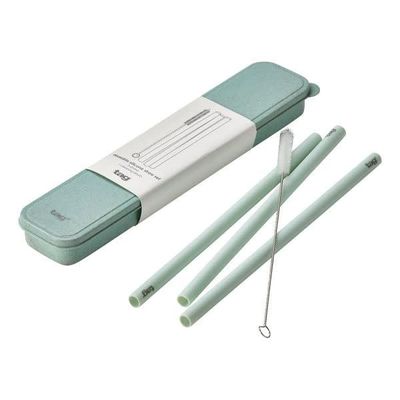 Silicone Straw Set
