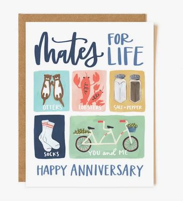 Mates for Life Greeting Card